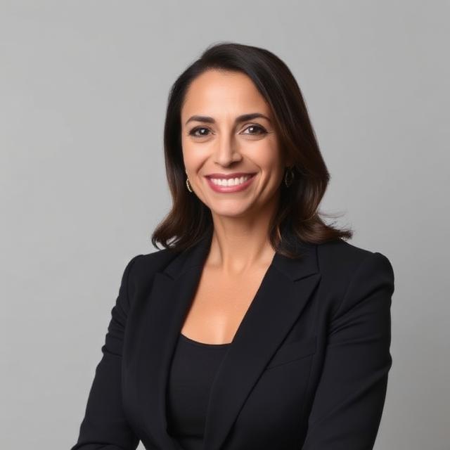 Retrato de Mariana Delgado, Gerente de Recursos Humanos · Manufactura